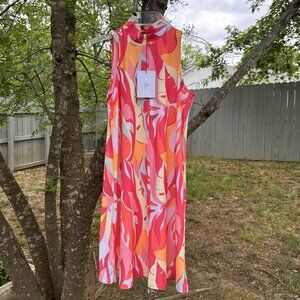 Julian chang Women’s Multi Color Sleeveless‎ Dress Small